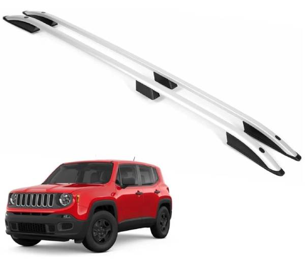 ERKUL Roof Rails Fits Jeep Renegade 2015-2023 Car Racks for Roof Aluminum Silver