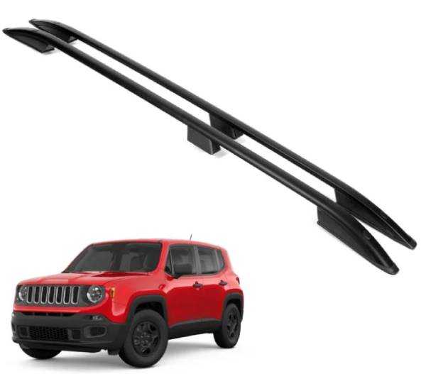 ERKUL Roof Rails Fits Jeep Renegade 2015-2023 Car Racks for Roof Aluminum Black